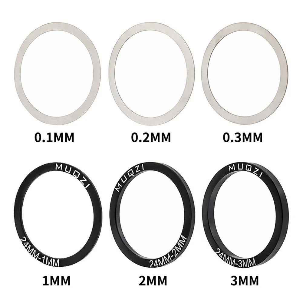 6X Bottom Bracket Washer for Bike Crankset (Stainless Steel)