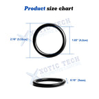 Quick Release Fastener Rubber Bands O-Rings for Universal Fit (10-Piece)