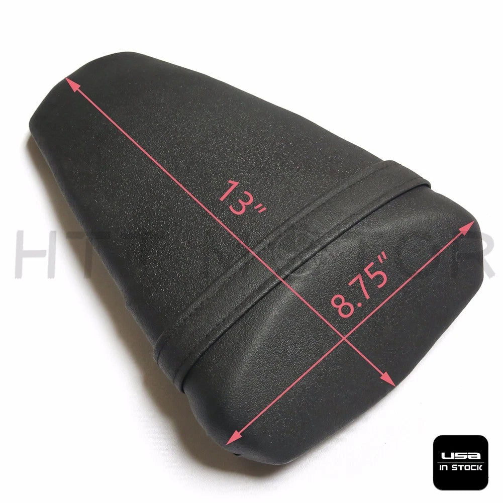 Black Leather Rear Pillion Seat for Kawasaki Z1000 (2010–2013)