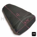 Black Leather Rear Pillion Seat for Kawasaki Z1000 (2010–2013)
