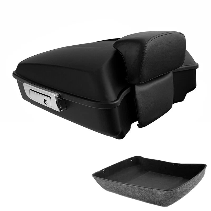 Chopped Trunk Backrest for Harley Touring Glide (2014–2026) Matte Black