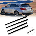 Set of 4 Window Moulding Weatherstrip Seals for Acura TSX (2009–2014)
