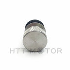 1X Polished Stainless Steel Crew Seat Bolt 1/4" for Harley Touring (1996–2016)
