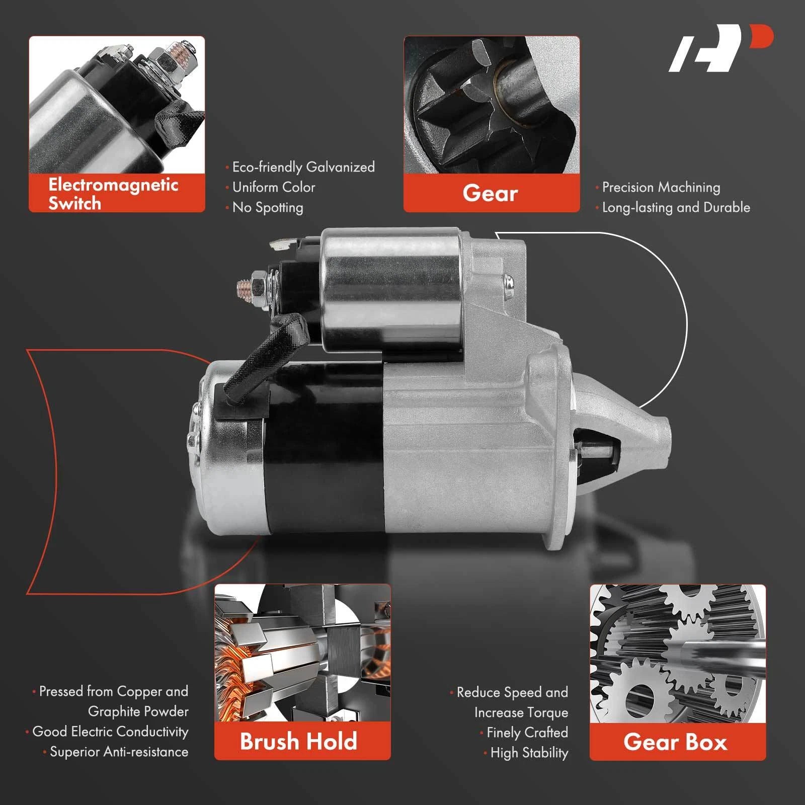 Starter for Mitsubishi Lancer, Mirage (1998-2003)