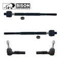 Set of 4 Inner & Outer Steering Tie Rod Ends for Equinox Terrain (2010–2017)
