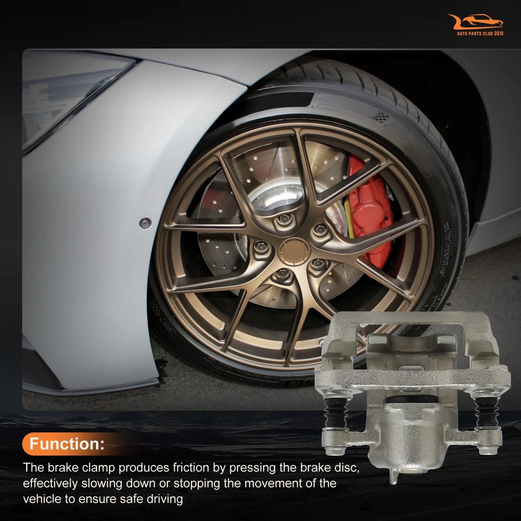 Brake Calipers w/ Bracket Kit Pair for Hyundai Sonata (2006–2008) Rear Right