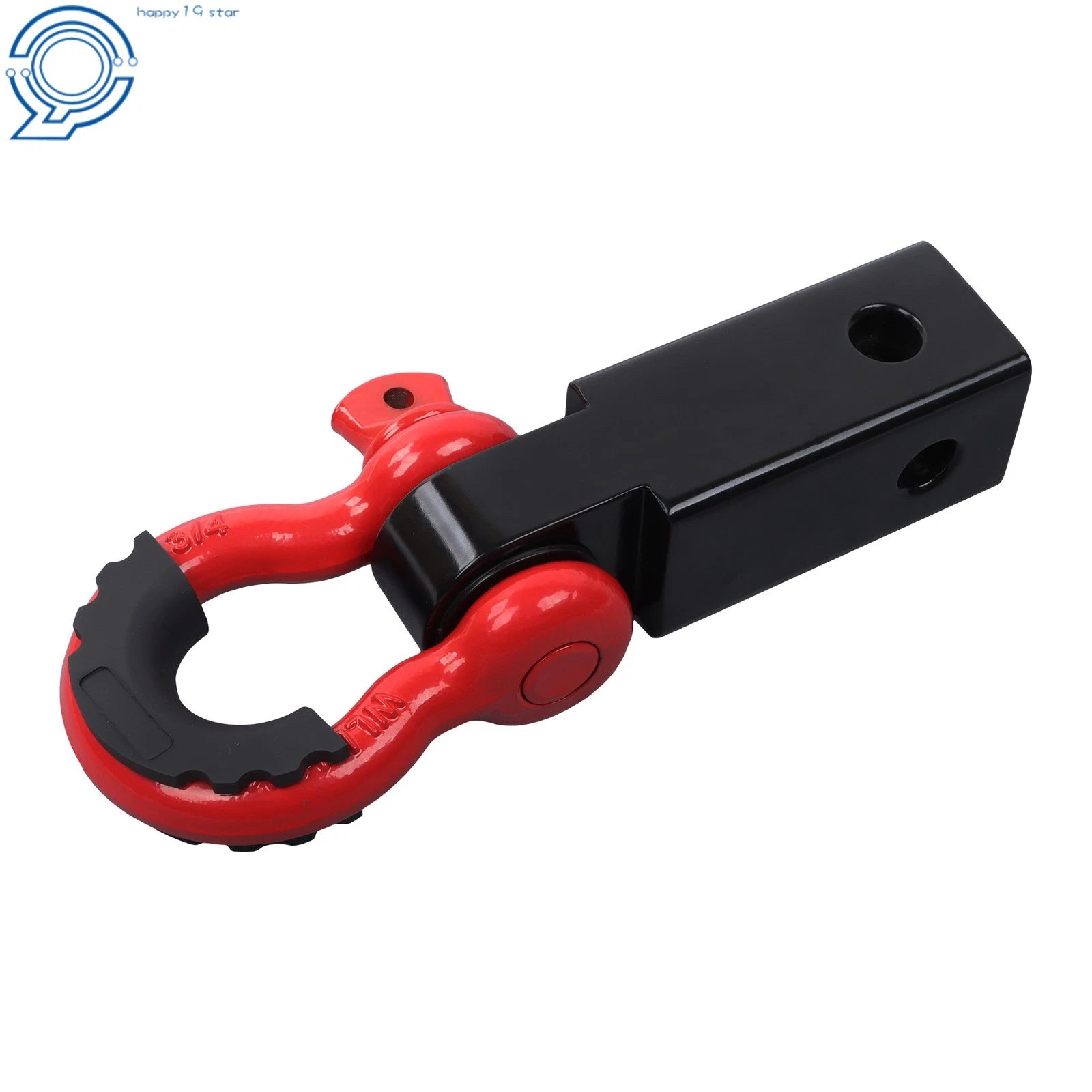 2" Receiver Shackle Hook with 3/4" D Ring for Off-Road Recovery