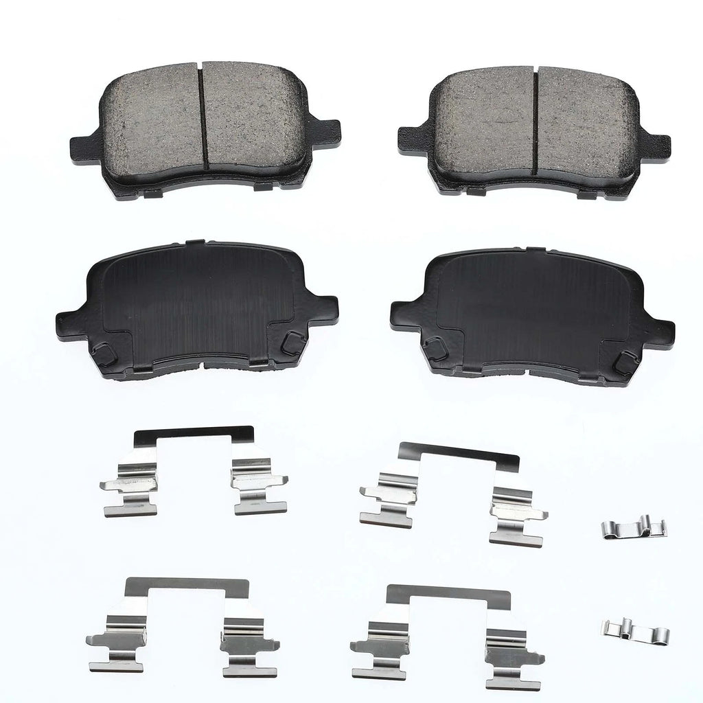 Set of 8 Ceramic Brake Pads for Chevrolet Malibu (2004–2012)