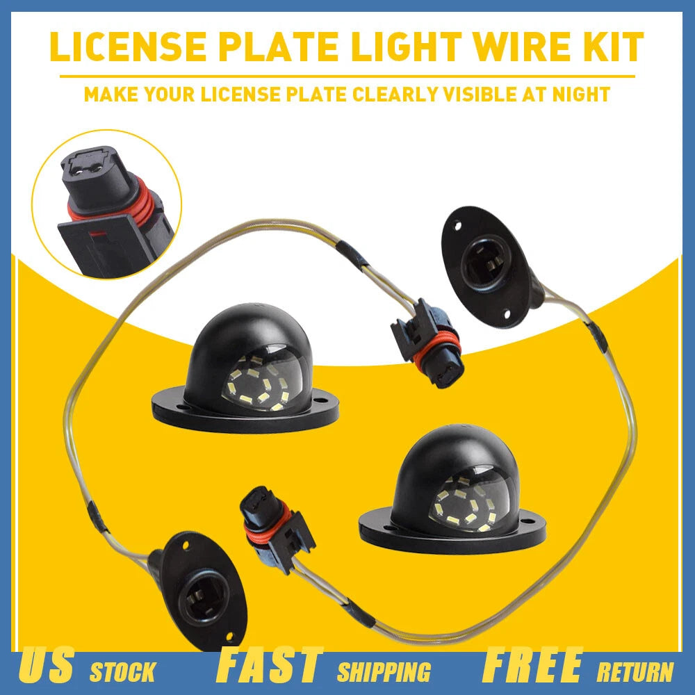 License Plate Light Wire Harness for Dodge Ram 1500/2500/3500 (1994–2001)