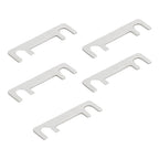 Set of 5 Flat Type Car Fuses for Universal Use (30A-100A)