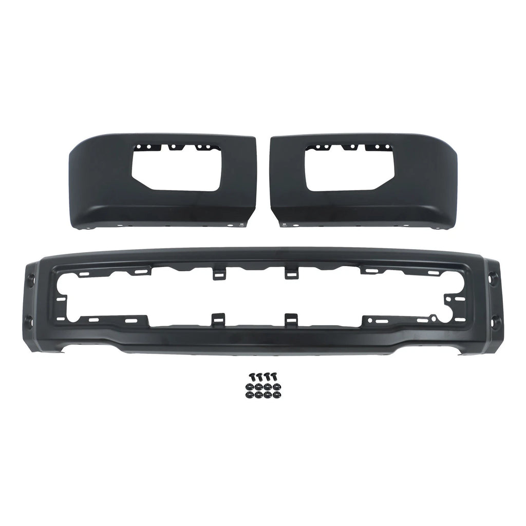 Steel Black Split-Type Front Bumper Face Bar FO1002424 for Ford F150 (2015–2017)