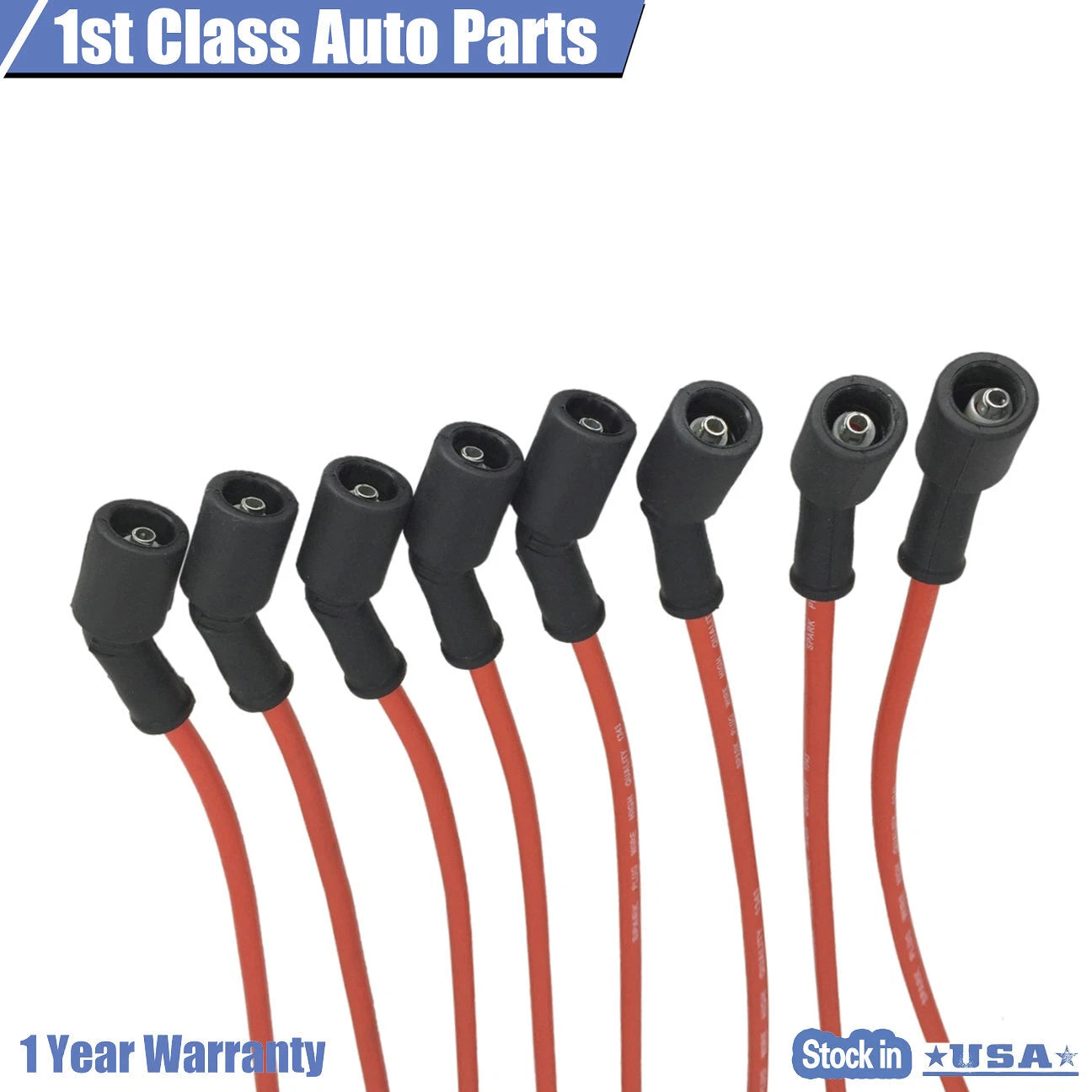 Spark Plug Wires Set for Chevy GMC LS1 Vortec Cadillac (1999–2007)