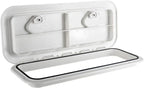 Boat Hatch Access Hatch & Lid with Lock for Marine Deck (24" x 9-5/8")