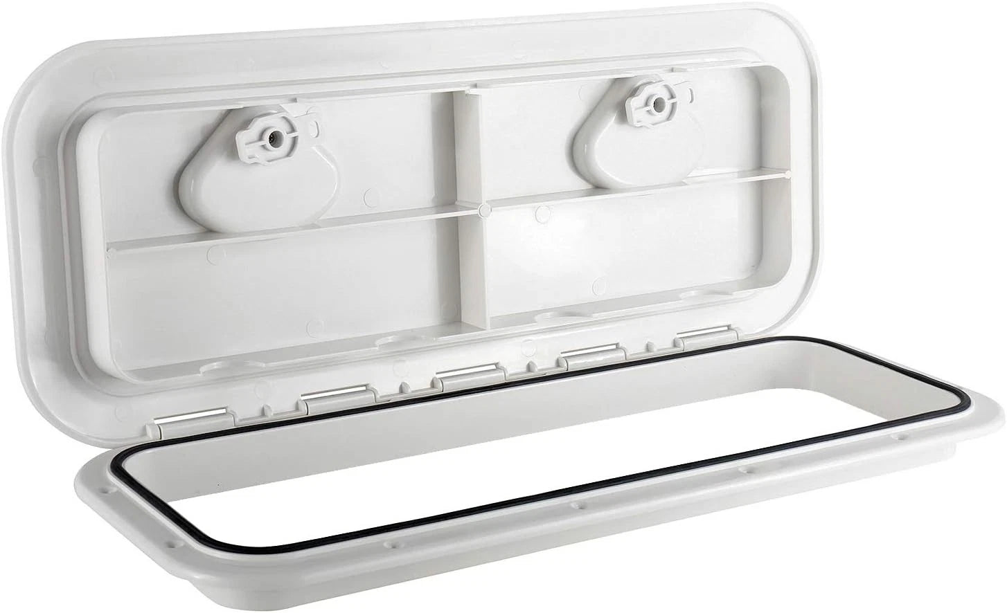 Boat Hatch Access Hatch & Lid with Lock for Marine Deck (24" x 9-5/8")