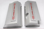 Fuel Rail Covers w/Bright Red Vinyl Challenger Inlay for 08-11 SRT8 w/OE Intake