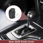 Gear Shift Knob Cover for Hyundai Sonata 2011-2014 Black Beige Faux Leather