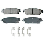 Rear Brake Kit with Drilled Rotors & Ceramic Pads for Cadillac Chevy GMC