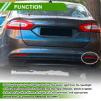 Bumper Reflector No.KS7Z13A565A for Ford Fusion (2019–2020) Red 1pc Rear Right