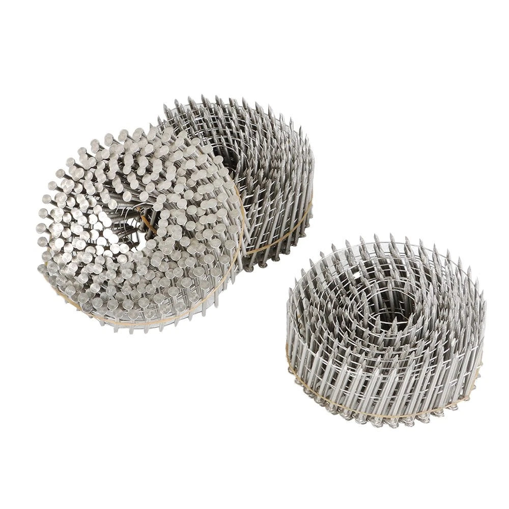 Set of 3600 Stainless Steel Siding Nails for 15 Degree Wire Coil