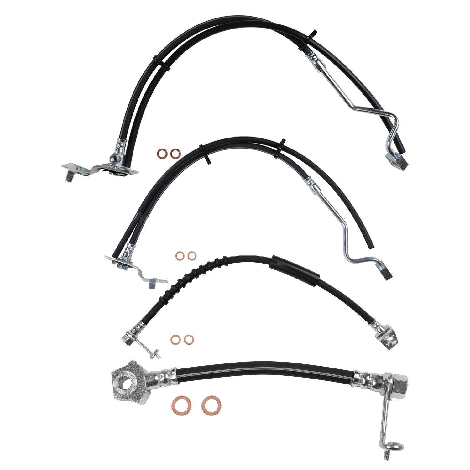 Sunsong Brake Hydraulic Hose Kit for F250 F350 4WD (2011–2016)
