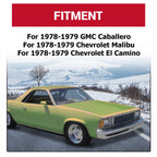 Set of 2 Headlight Trim Bezels for 1978-1979 Malibu El Camino Caballero
