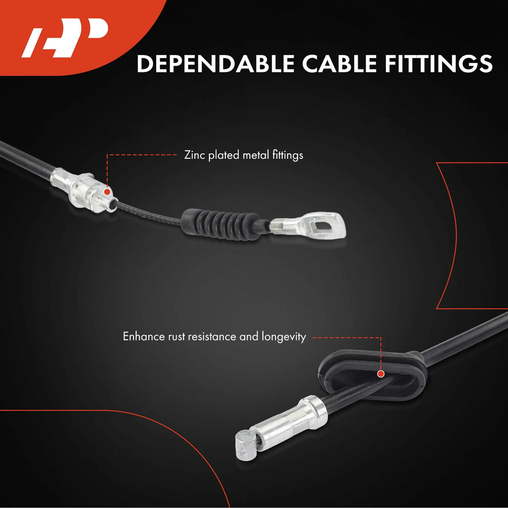 2Pcs Rear Parking Brake Cable for Honda Accord (2003-2007)