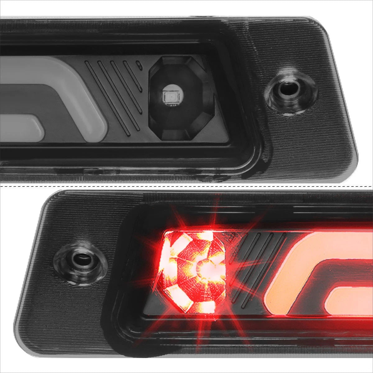 3D LED Bar 3rd Tail Brake Light for Ford Mustang LX (1987–1993) Tinted