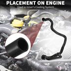 Radiator Coolant Hose for Ford Galaxy (2006–2015) No. 6G918286EF | Black