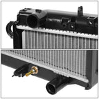 2-Row Aluminum Radiator for Toyota Land Cruiser 1998–2007 - 2282