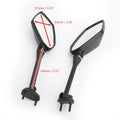 Left Right Mirror Pair for Kawasaki EX650 Ninja 650 ER-6F (2009–2016)
