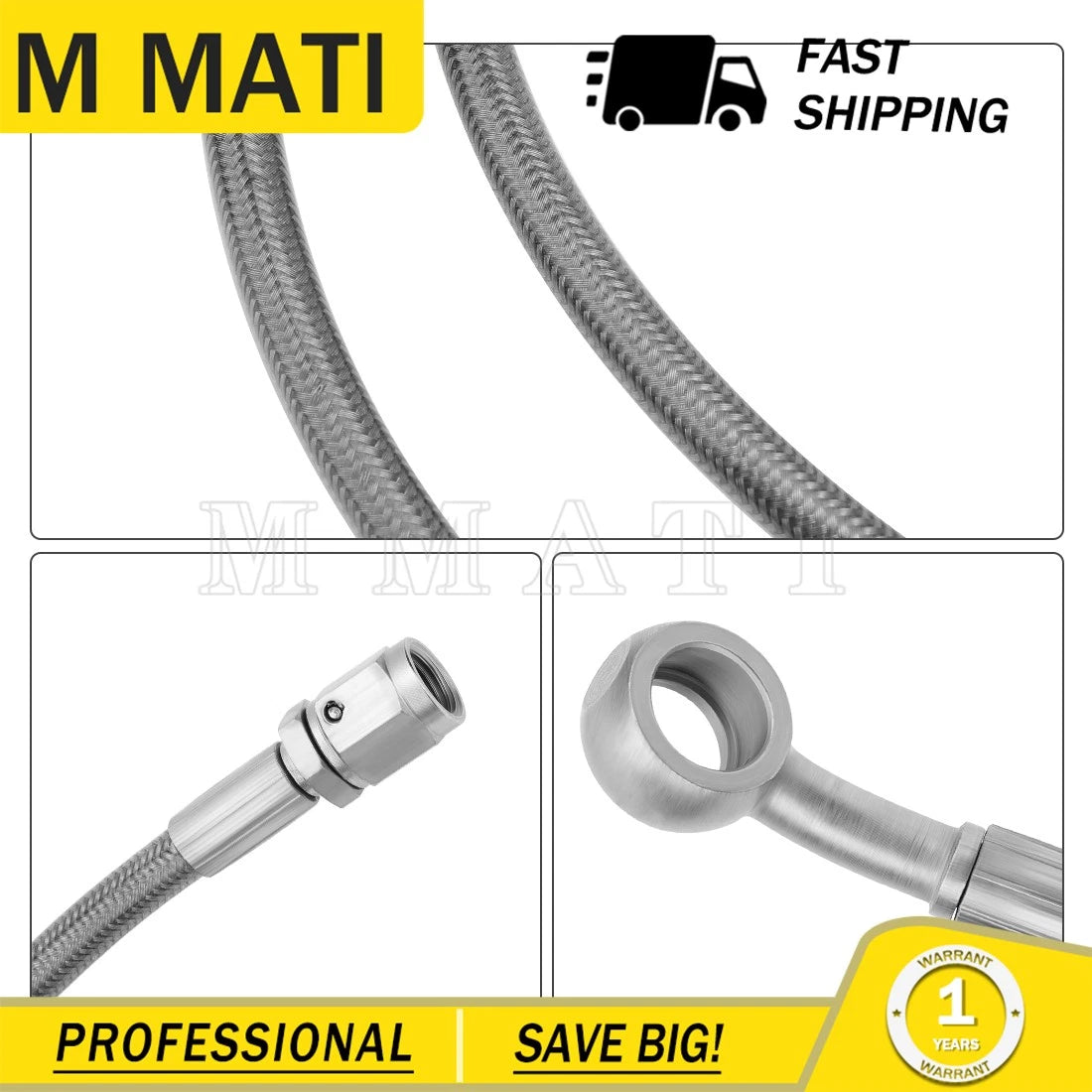 Rear Brake Line Hose 2202660 for Polaris Sportsman 400 450 500 600 700 800 (2000–2014)
