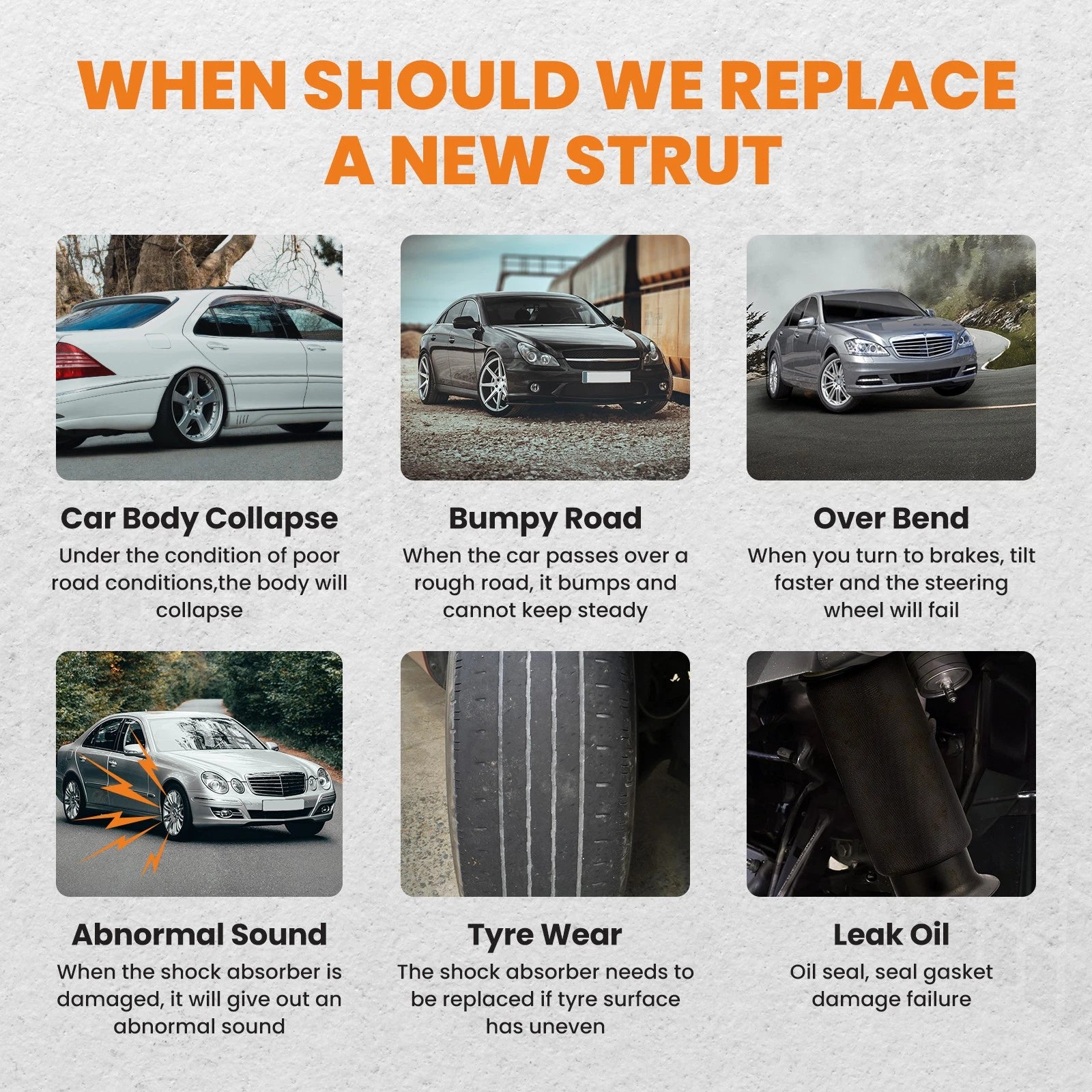 1 Pair Air Suspension Absorber for International Prostar (2008–Present) 3595977C95