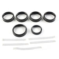 Air Conditioner Switch Knob Trim for Ford F150 XLT (2015-2020) Black