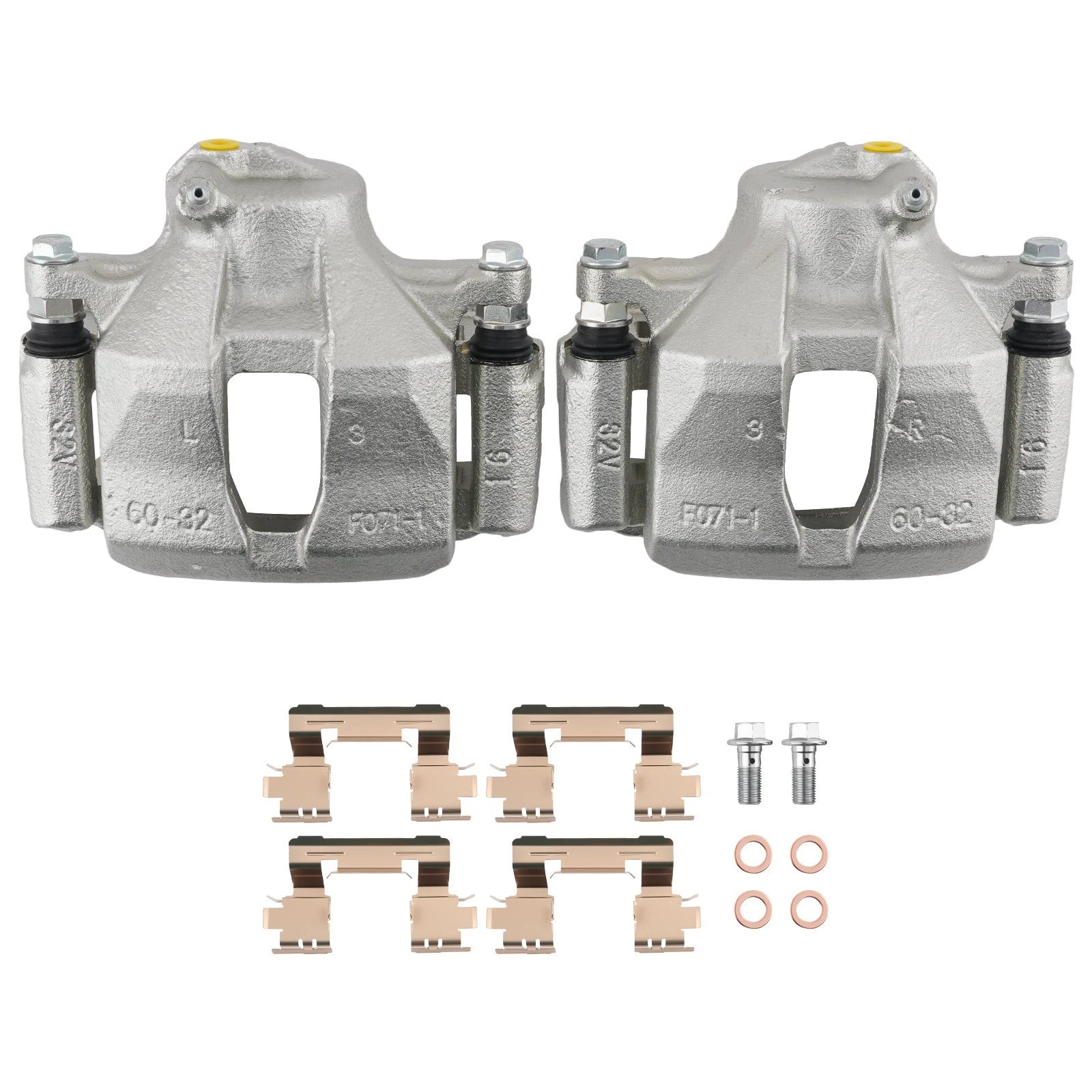 Set of 2 Front Disc Brake Calipers for Lexus IS250 (2009–2015)/GS300 (2006) 19-B6041