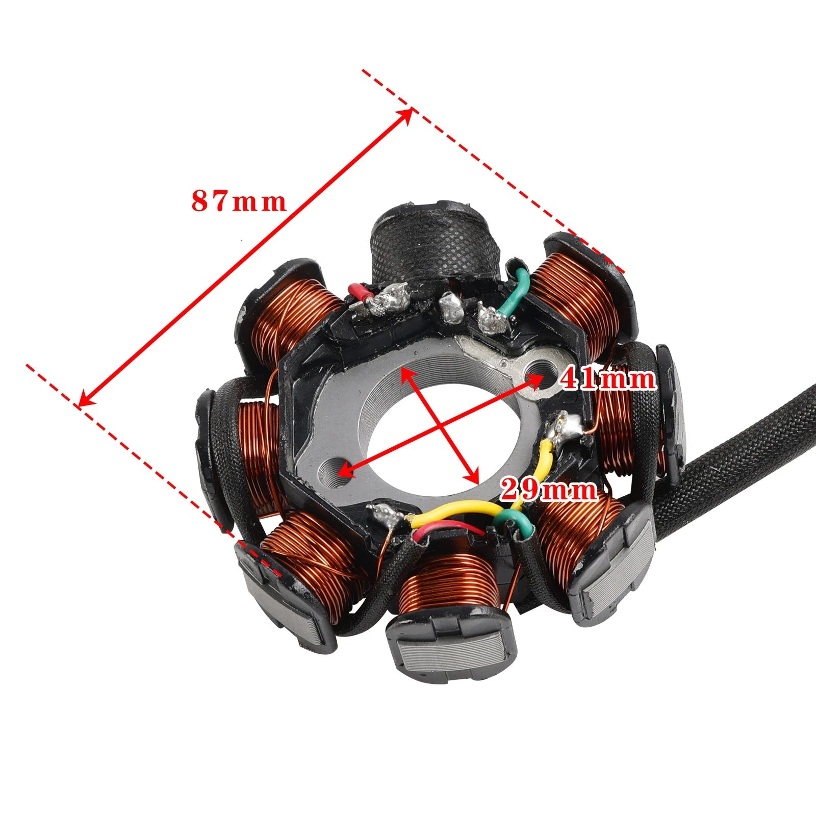 Magneto Stator 8 Coil for GY6 125CC 150CC Scooter ATV Go Kart (2000–2023)