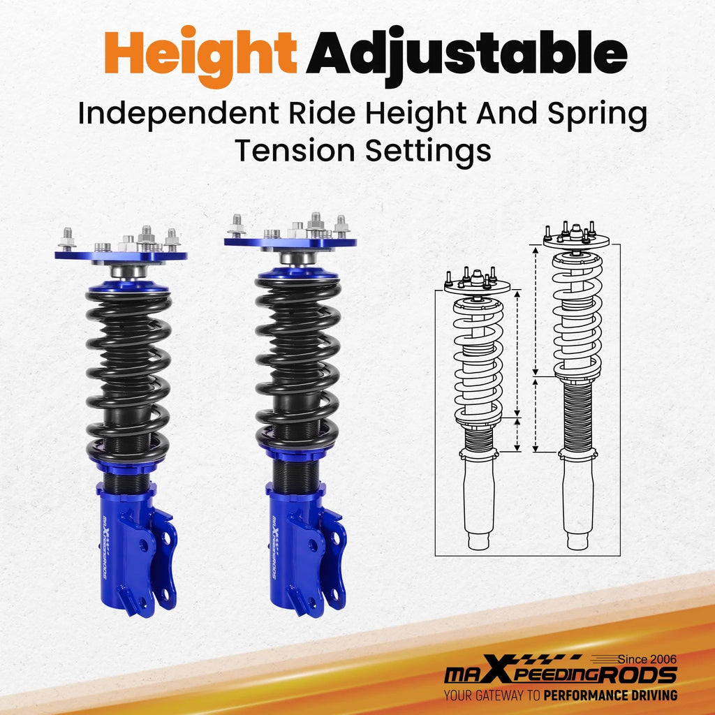 Coilover Shocks Kit for Lancer EVO 7 8 9 (2001-2007)