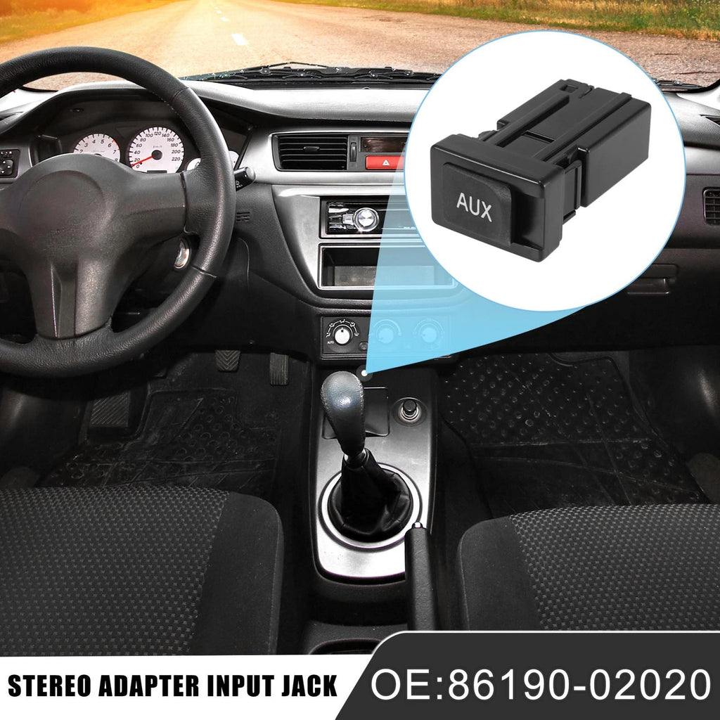 Aux Port Stereo Adapter Input Jack for Toyota Highlander (2001–2007) 86190-02020