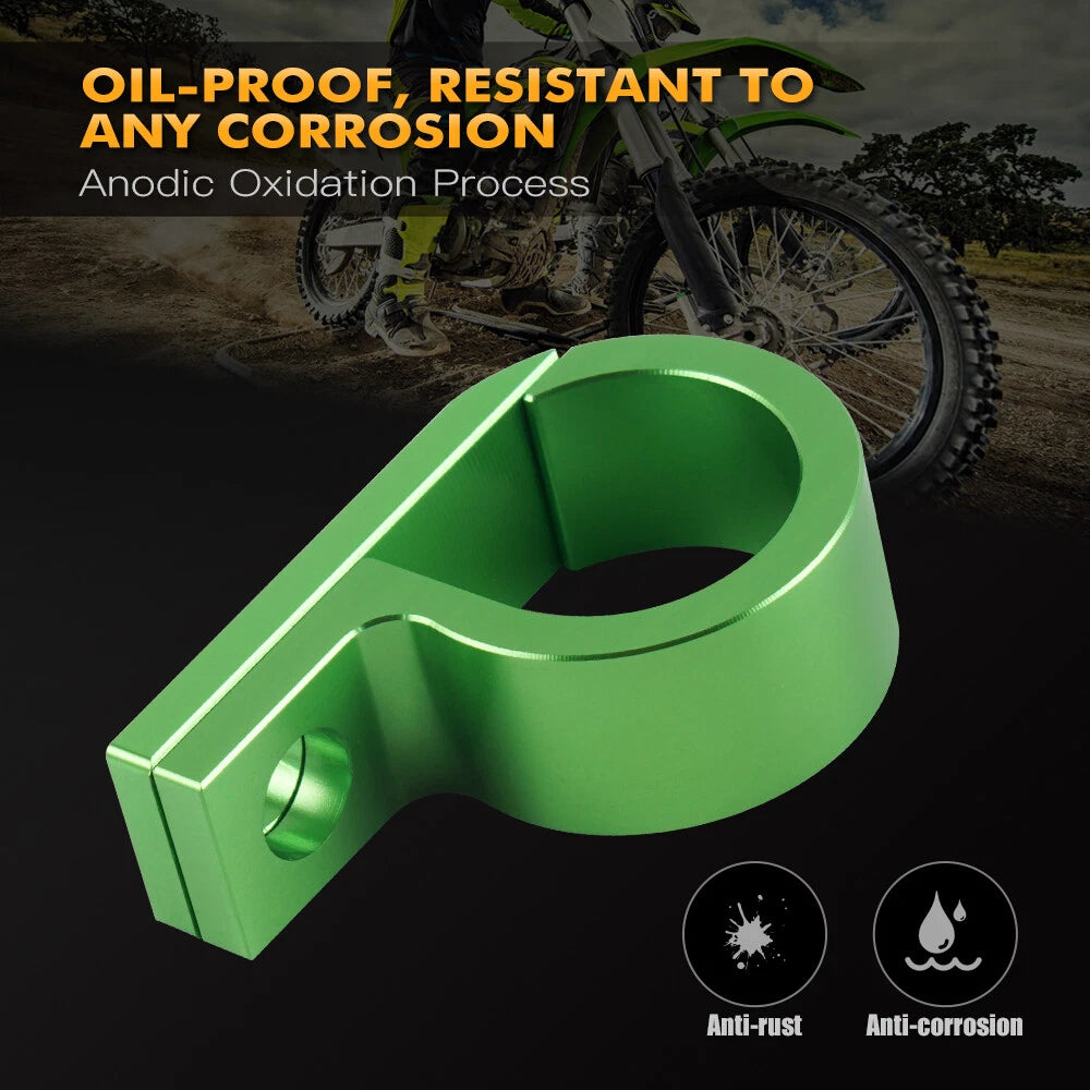 Front Brake Cable Hose Clamp Guide for Kawasaki KX450F (2017–2021), KX250F (2017–2019)