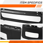 Front Bumper Face Bar for Silverado 2500 3500 HD (2011–2014) w/ Fog Light Holes Black