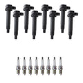 Set of 8 Ignition Coils & NGK Platinum Spark Plugs for Lexus LX470 (1998–2007)