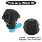 2 Pcs Front Windshield Washer Nozzle for Honda Odyssey (2011–2017) No. 76810SZAA01ZA