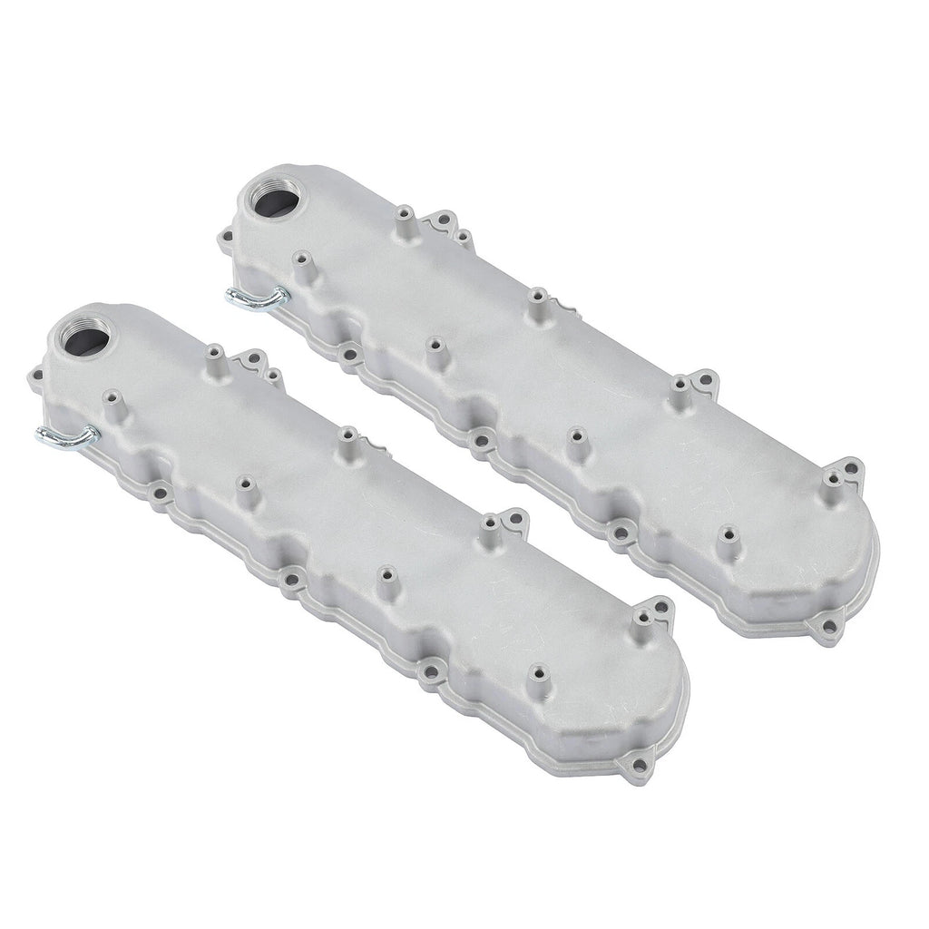 Silver Engine Valve Covers for Chevy LT Gen V 6.2L (2014-2023)