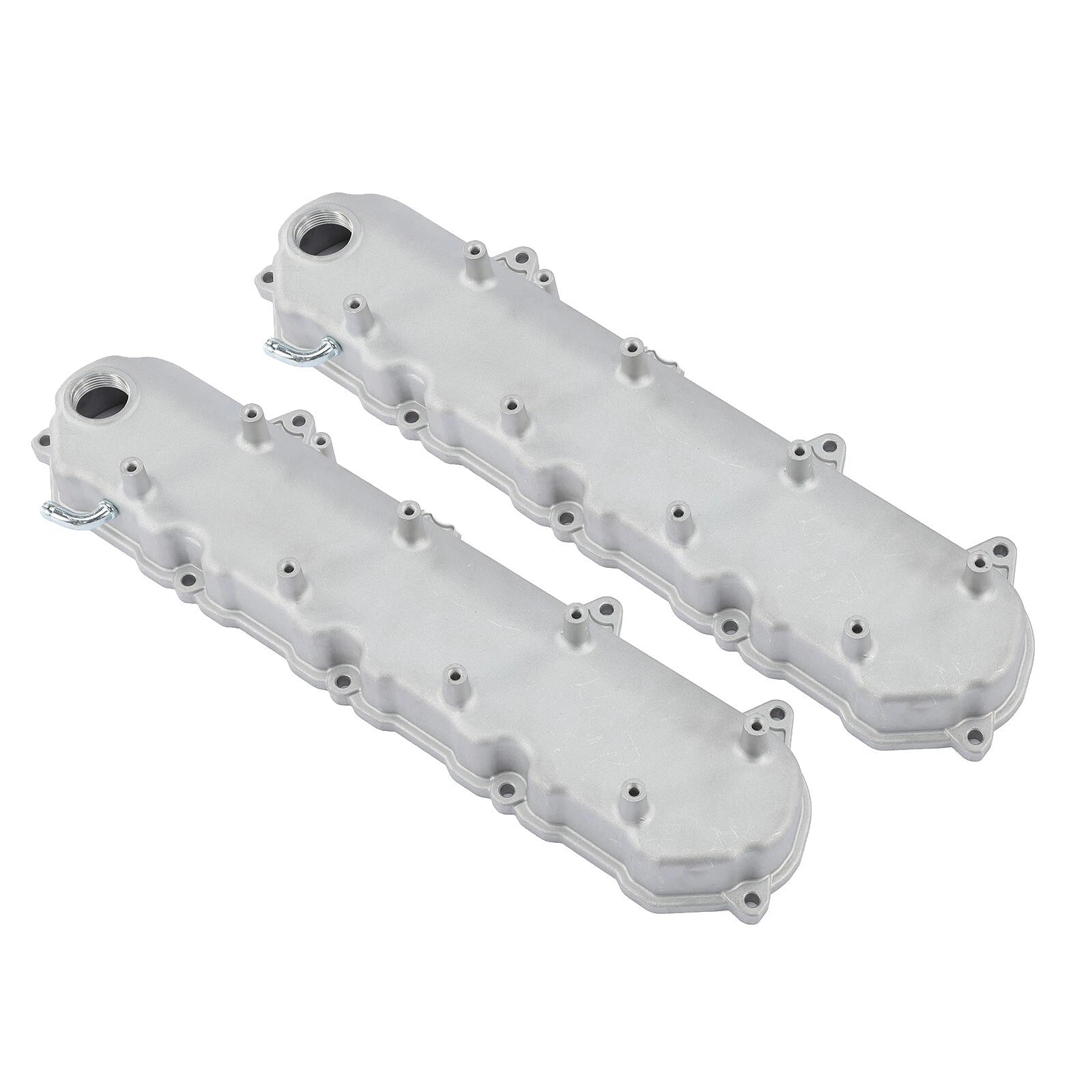 Silver Engine Valve Covers for Chevy LT Gen V 6.2L (2014-2023)