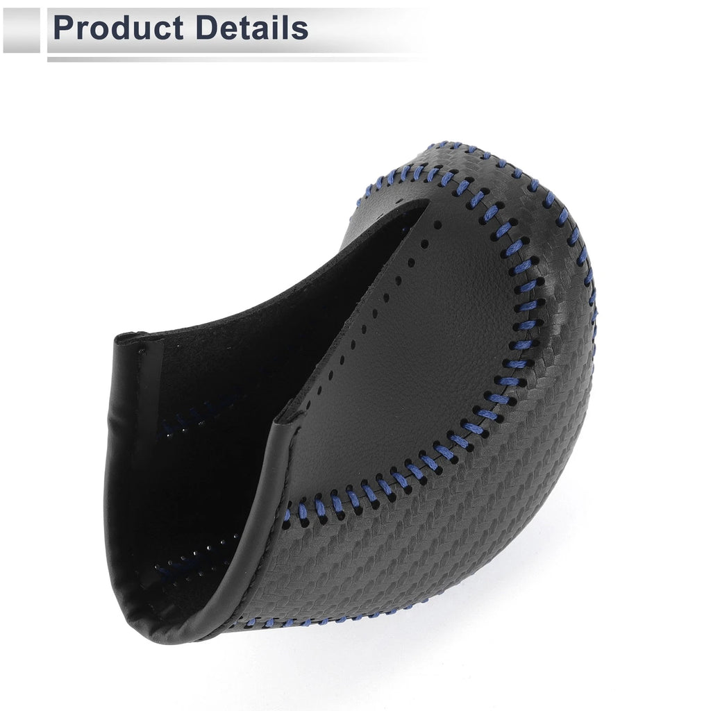 Gear Shift Knob Cover for Toyota Tacoma (2016–2022) Black Carbon Fiber Blue