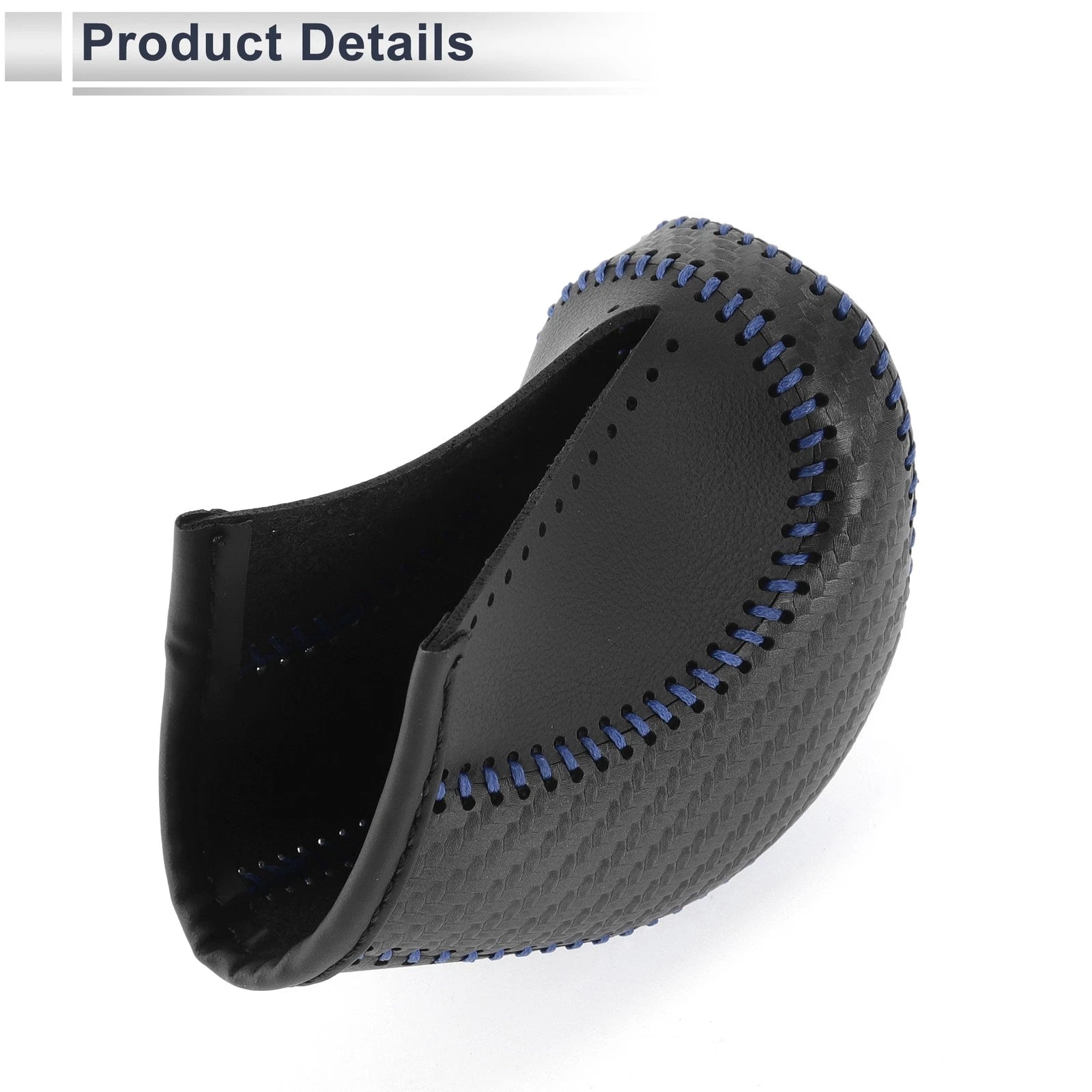 Gear Shift Knob Cover for Toyota Tacoma (2016–2022) Black Carbon Fiber Blue