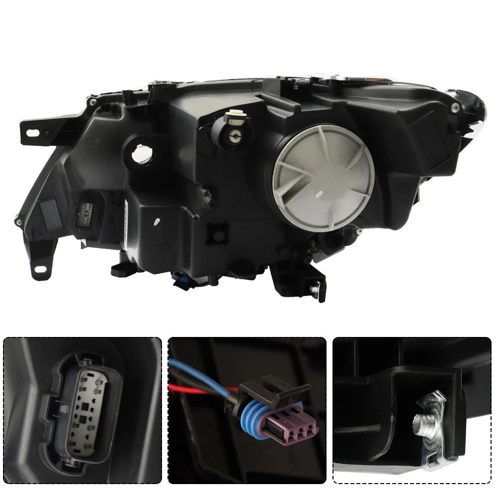 HID Xenon LED DRL Projector Headlight for Lincoln MKC (2015–2018)