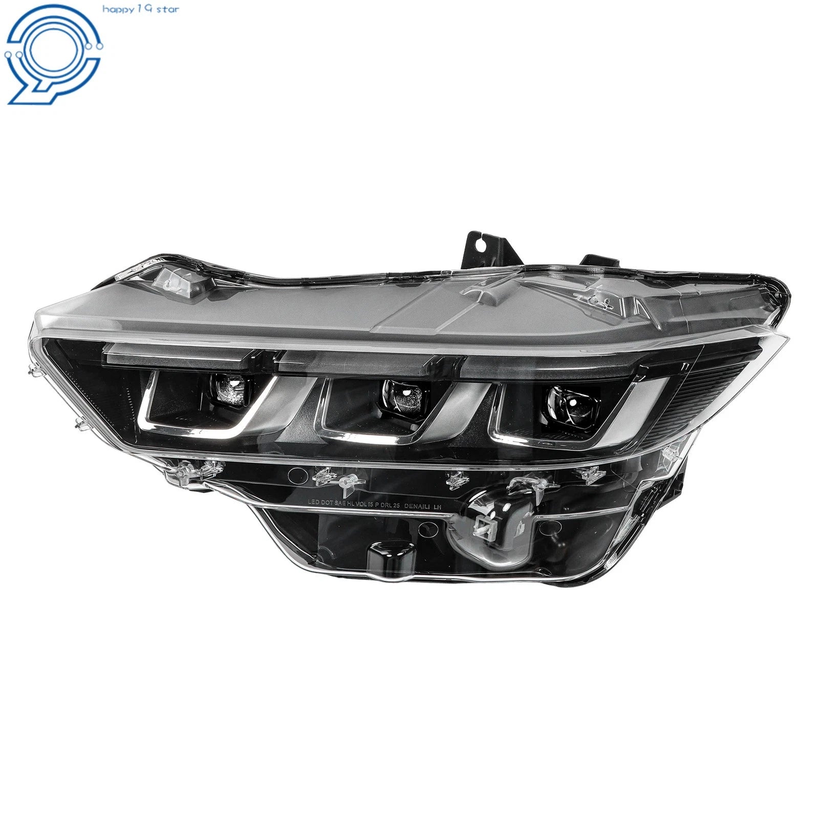Full LED Headlight for Ford Mustang (2024–2026) Left Side, Black Style