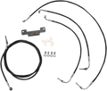 Handlebar Cable/Brake Line Kit for HD Touring (12" - 14" Ape Hanger)