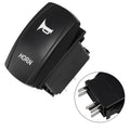 Rocker Switch for Car Interior Parts (ABS Black Blue LED)