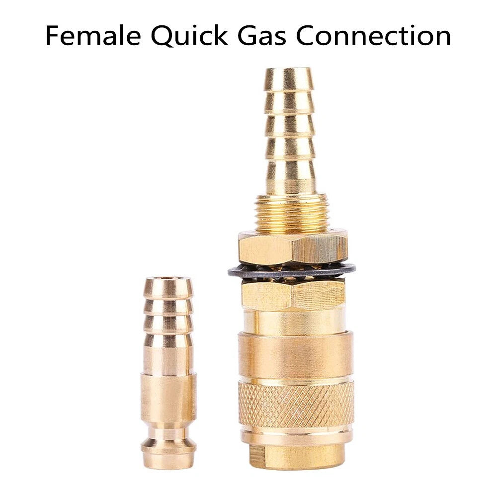 Female Quick Gas Connection 6mm Barb for Kemppi Unimig